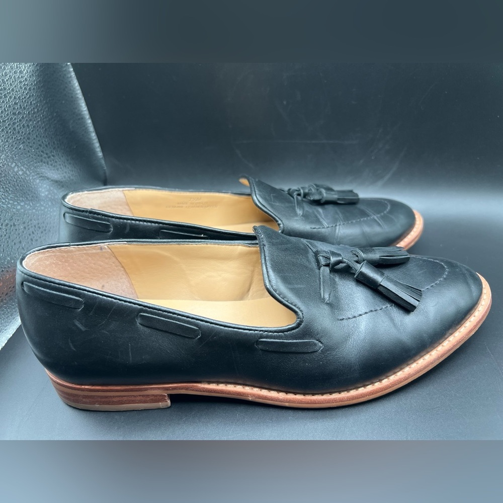 TALBOTS Leighton Tassel Loafers in Black Women's Size 7.5 Medium